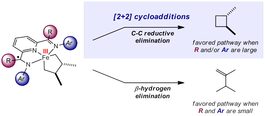 Iron-catalyzed intermolecular [2+2] cycloadditions of unactivated alkenes