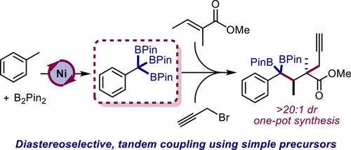 Benzyltriboronates: Building Blocks for Diastereoselective Carbon–Carbon Bond Formation