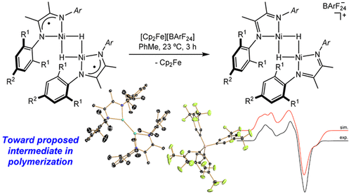 Synthesis of Cationic, Dimeric alpha-Diimine Nickel Hydride Complexes and Relevance to the Polymerization of Olefins