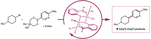 Cobalt-Catalyzed C(sp2)–C(sp3) Suzuki-Miyaura Cross-Coupling Enabled by Well-Defined Precatalysts with L,X-Type Ligands