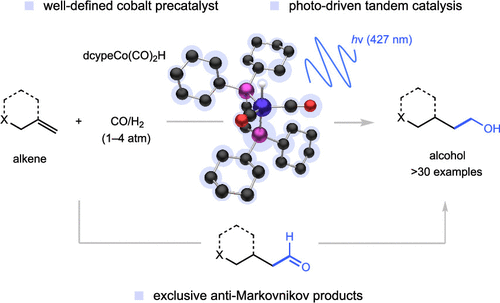 Alcohol Synthesis by Cobalt-Catalyzed Visible-Light-Driven Reductive Hydroformylation